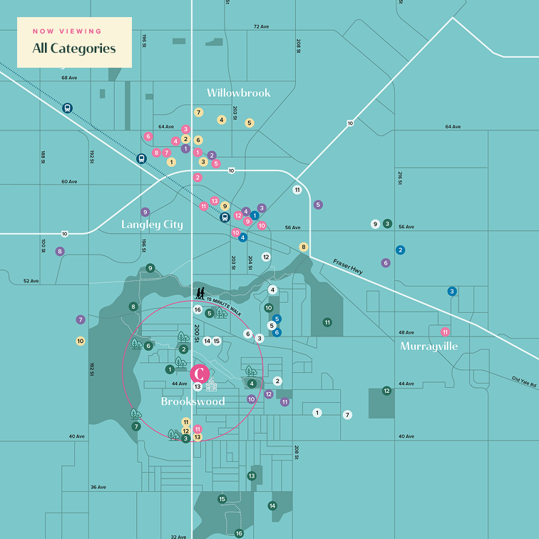 Camden by the Parks surrounded by everything you need in Brookswood